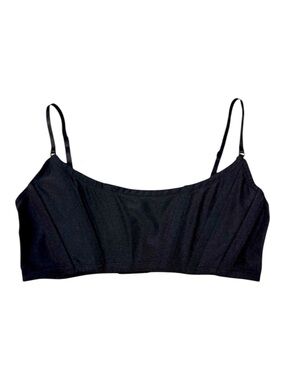 Dynamite Corset Bustier Black Mini Cropped Bra Top Size Medium